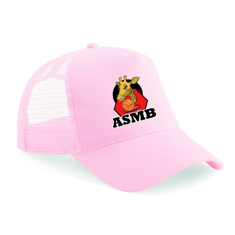 Casquette filet Junior ASMB rose